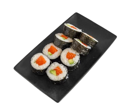 Fresh sushi rolls